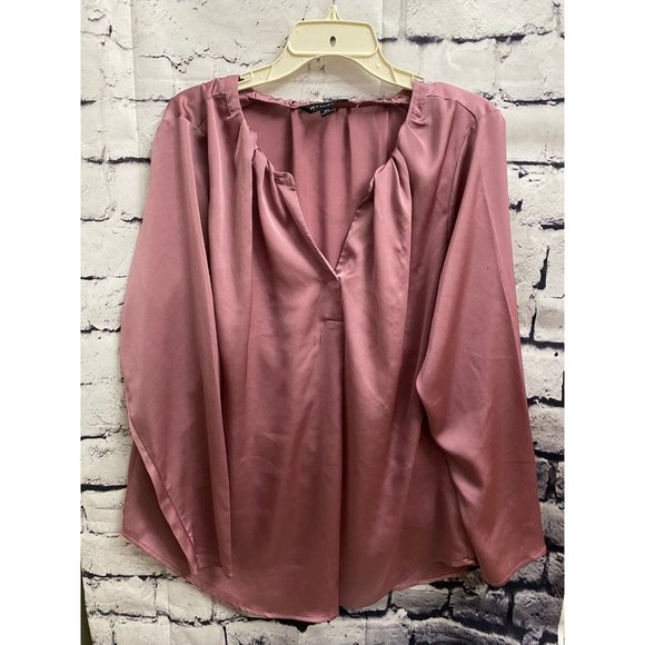 H by Halston Tops - 18w mauve h by halston blouse